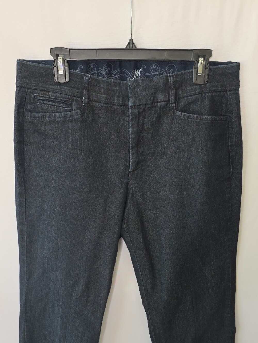 JM Collection Dark Indigo Straight-Leg Jeans - Picture 2 of 11